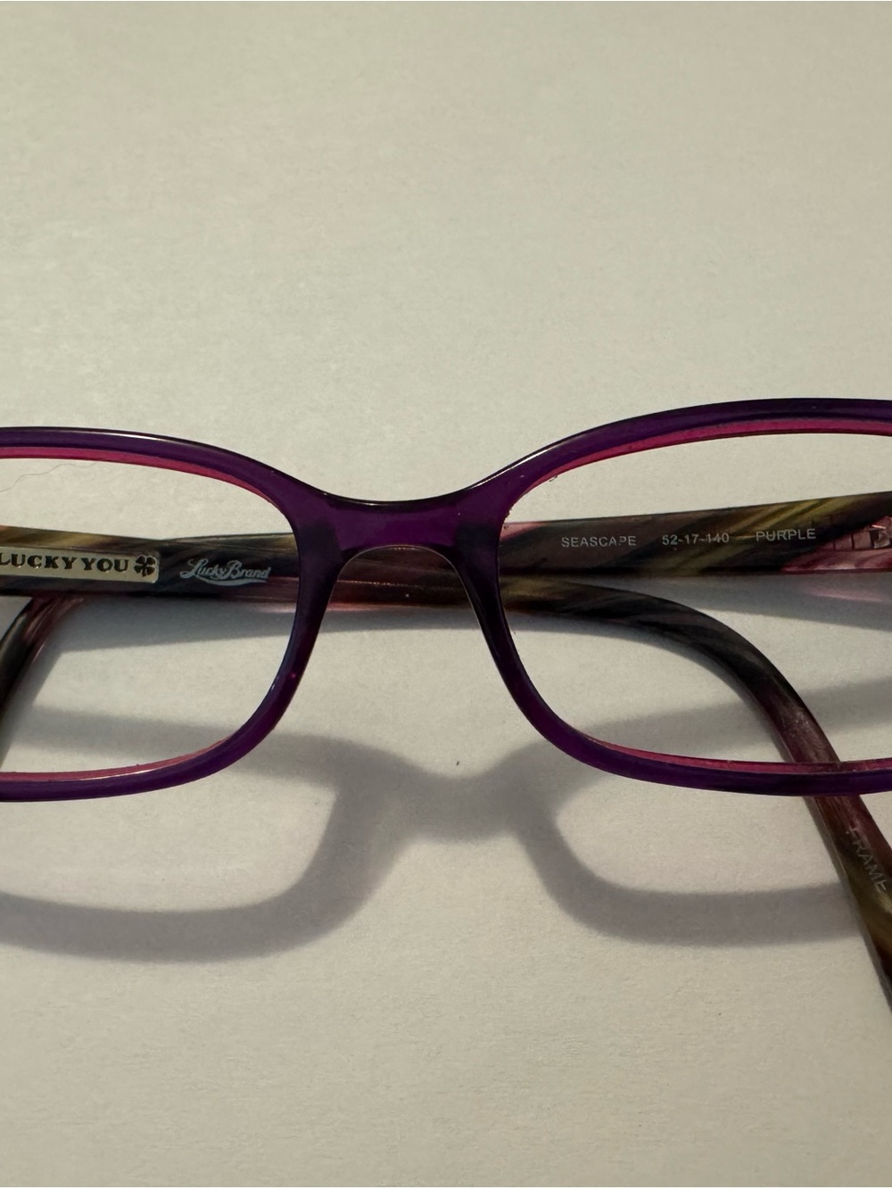 Lucky Brand Seascape Purple 52-17-140 Eyeglass Frame